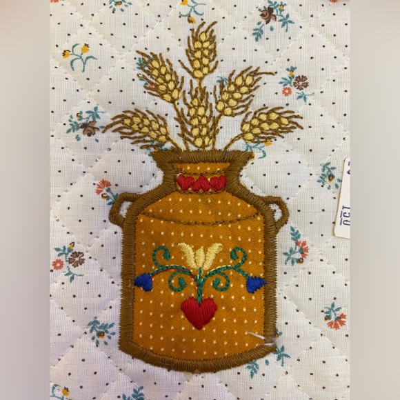 🌾SOLD🌾Vintage Sarah Lynn’s Country Kitchen 1950’s Wheat Jug Pot Holders New - Picture 3 of 8